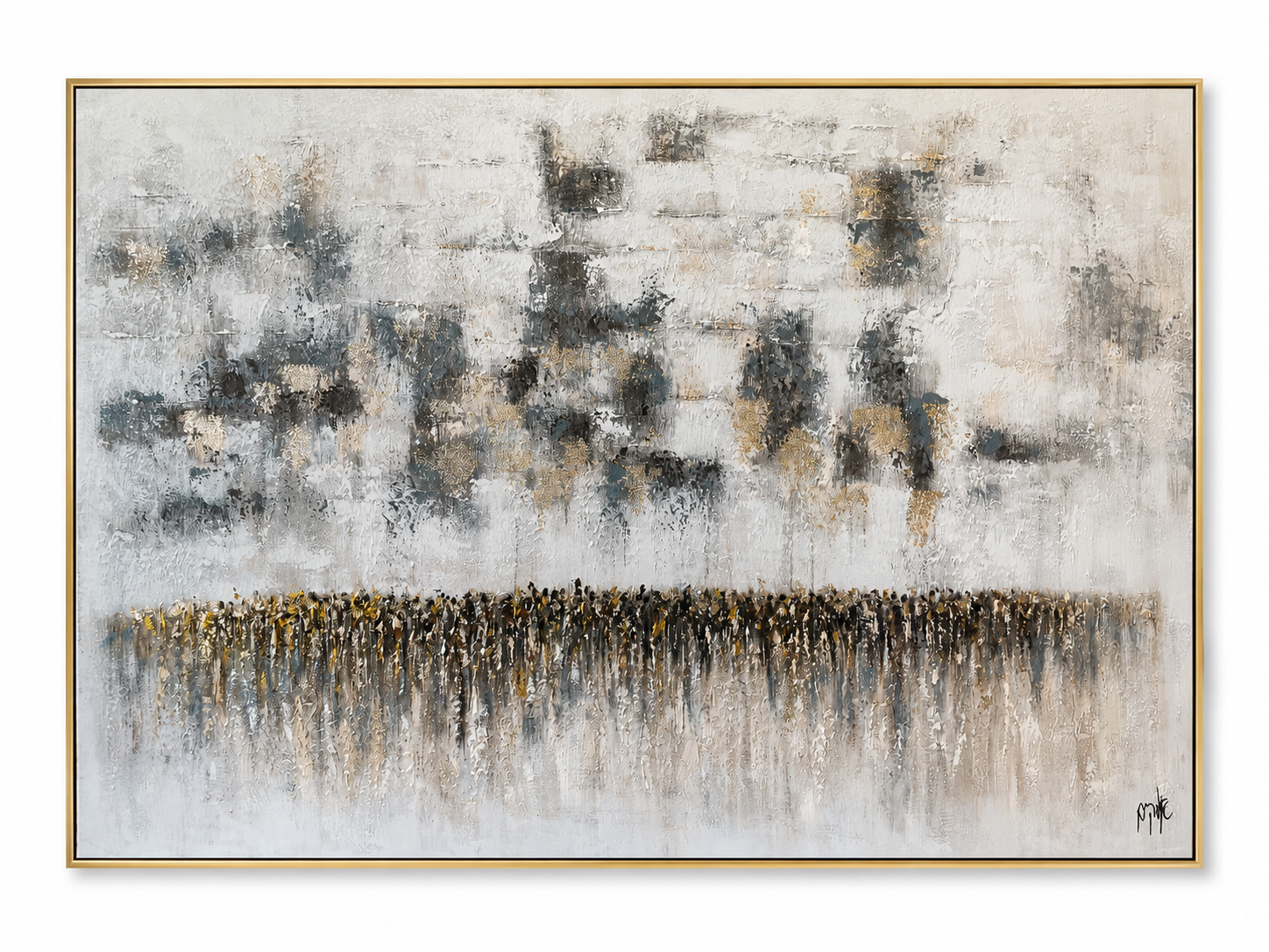 Kosel Whispers | Mist Blue & Gold
