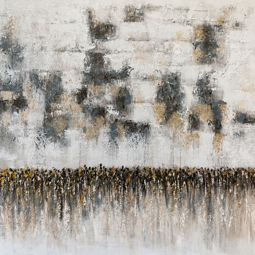 Kosel Whispers | Mist Blue & Gold
