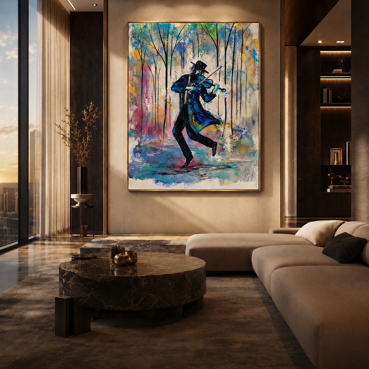 Dance In The Forest | Blue & Color