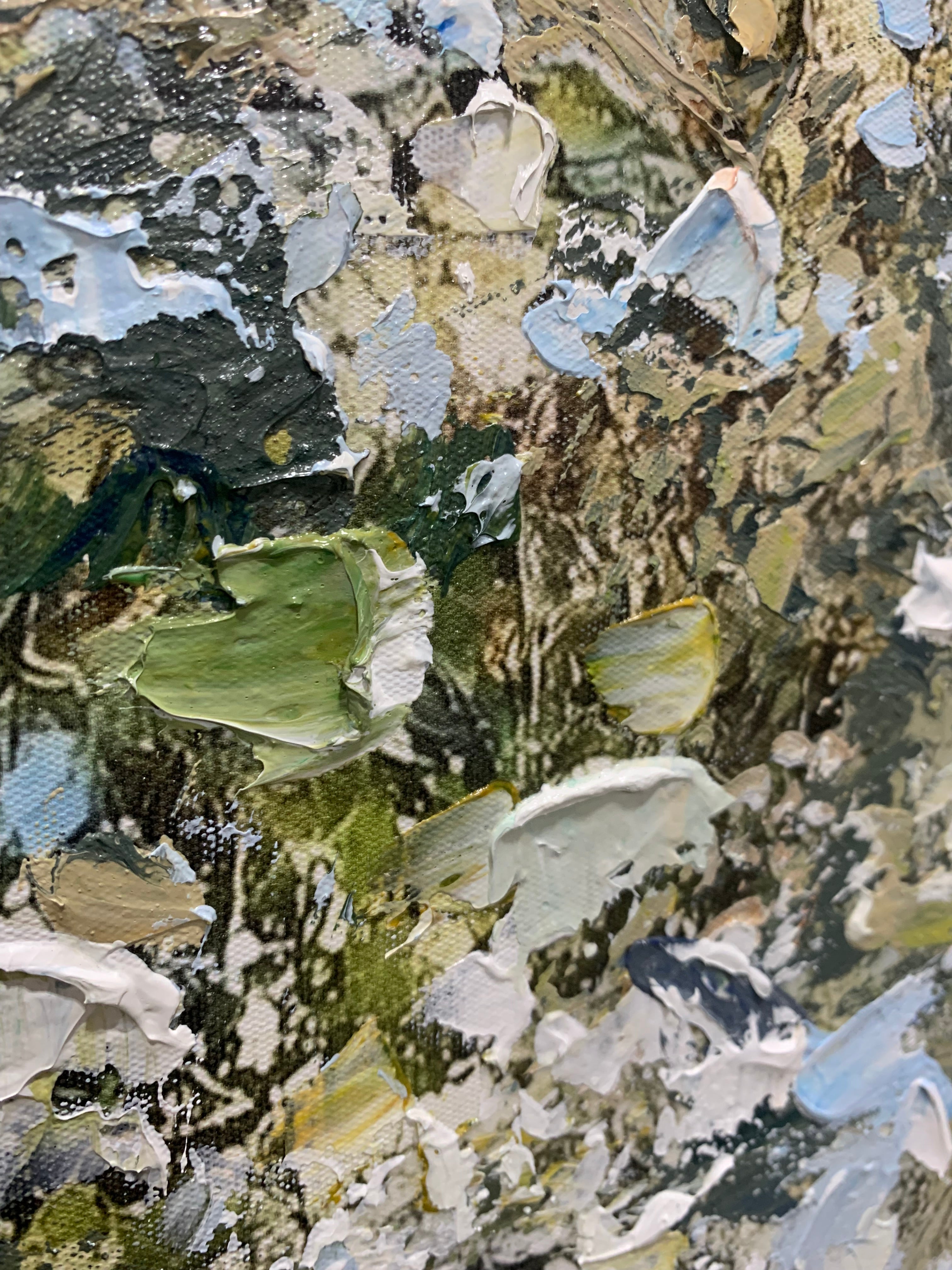 Kever Rachel | Blue, Green & Stone | Vertical