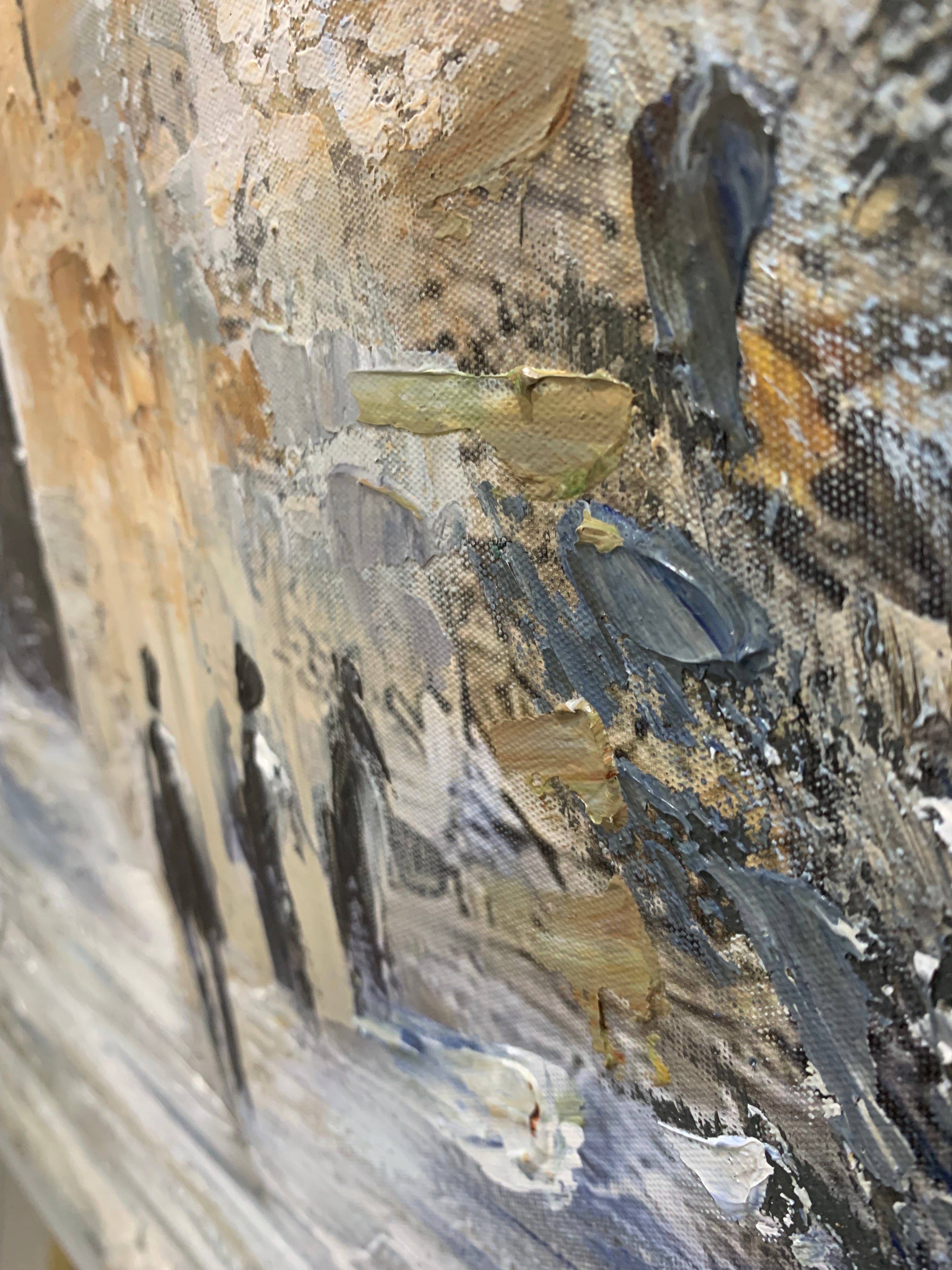 Mearas Hamachpelah | Gold, Blue & Stone | Vertical