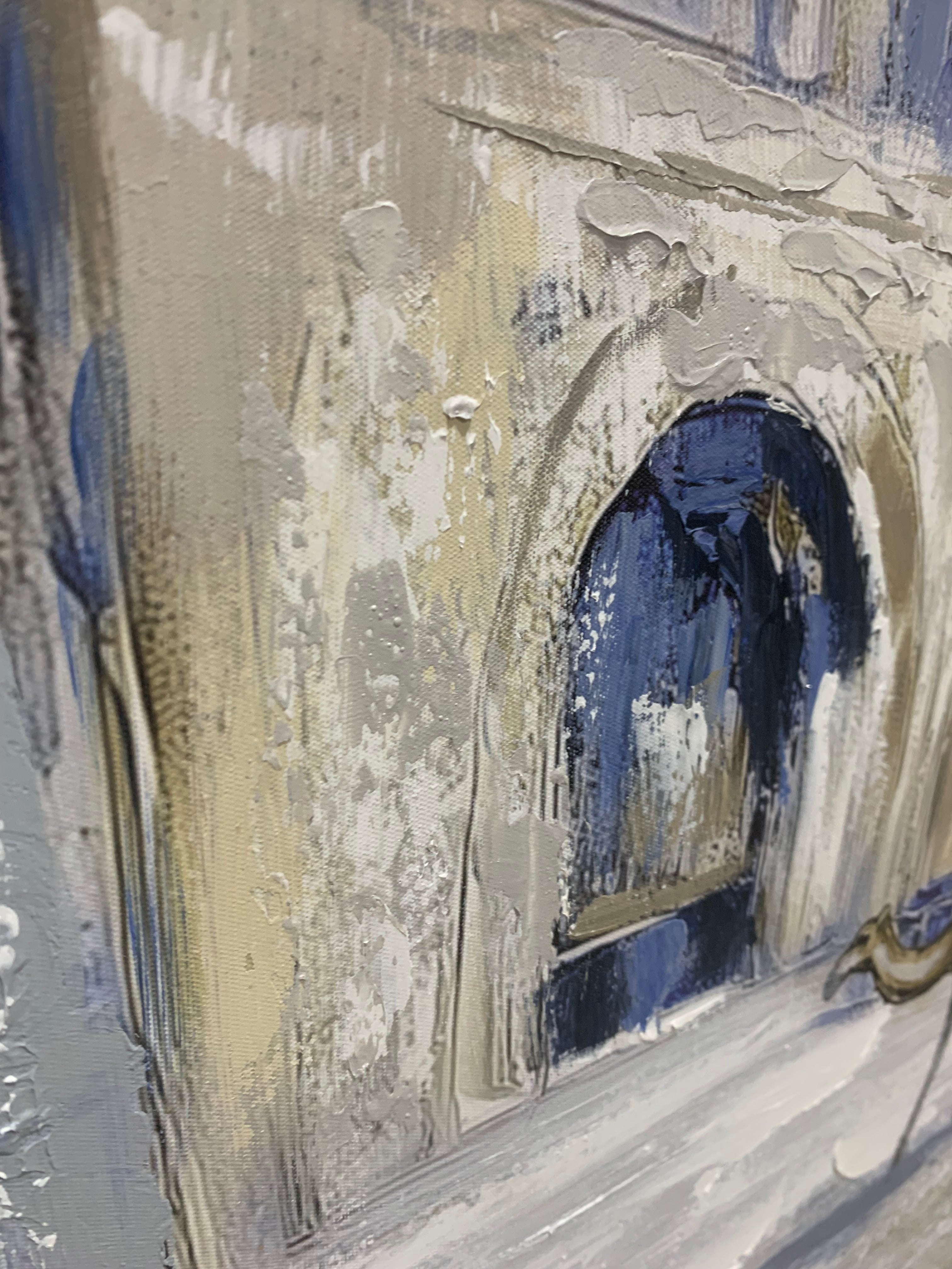 Kever Rochel in Blue | Original Judaic Painting